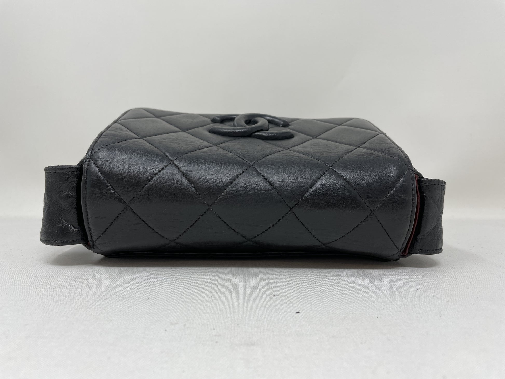 CHANEL Matelasse Shoulder Bag with Coco Mark and Lamb Shoulder Bag