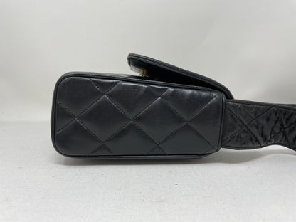 CHANEL Matelasse Shoulder Bag with Coco Mark and Lamb Shoulder Bag