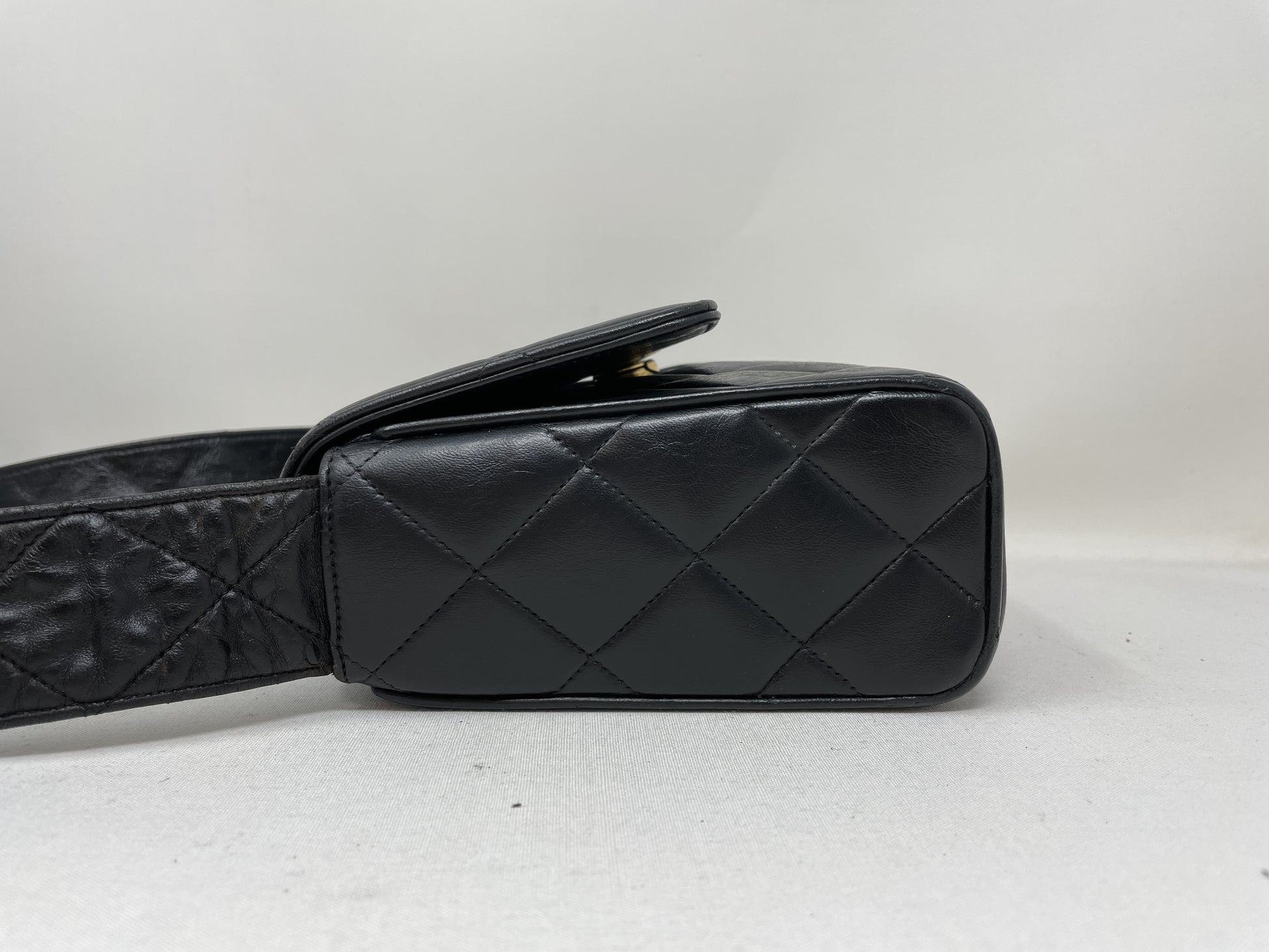 CHANEL Matelasse Shoulder Bag with Coco Mark and Lamb Shoulder Bag