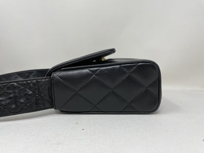 CHANEL Matelasse Shoulder Bag with Coco Mark and Lamb Shoulder Bag