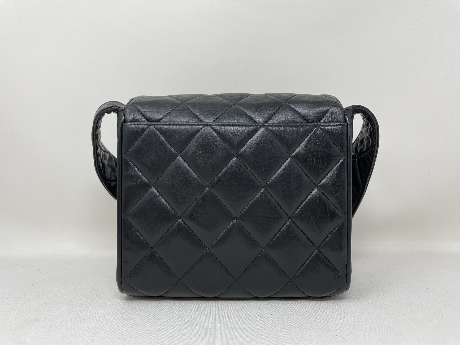 CHANEL Matelasse Shoulder Bag with Coco Mark and Lamb Shoulder Bag