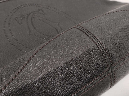 Cartier Marcello Handbag in Black Goatskin