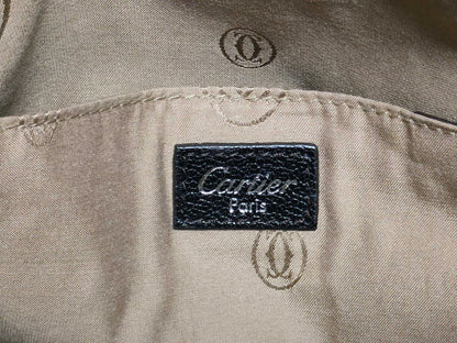 Cartier Marcello Handbag in Black Goatskin
