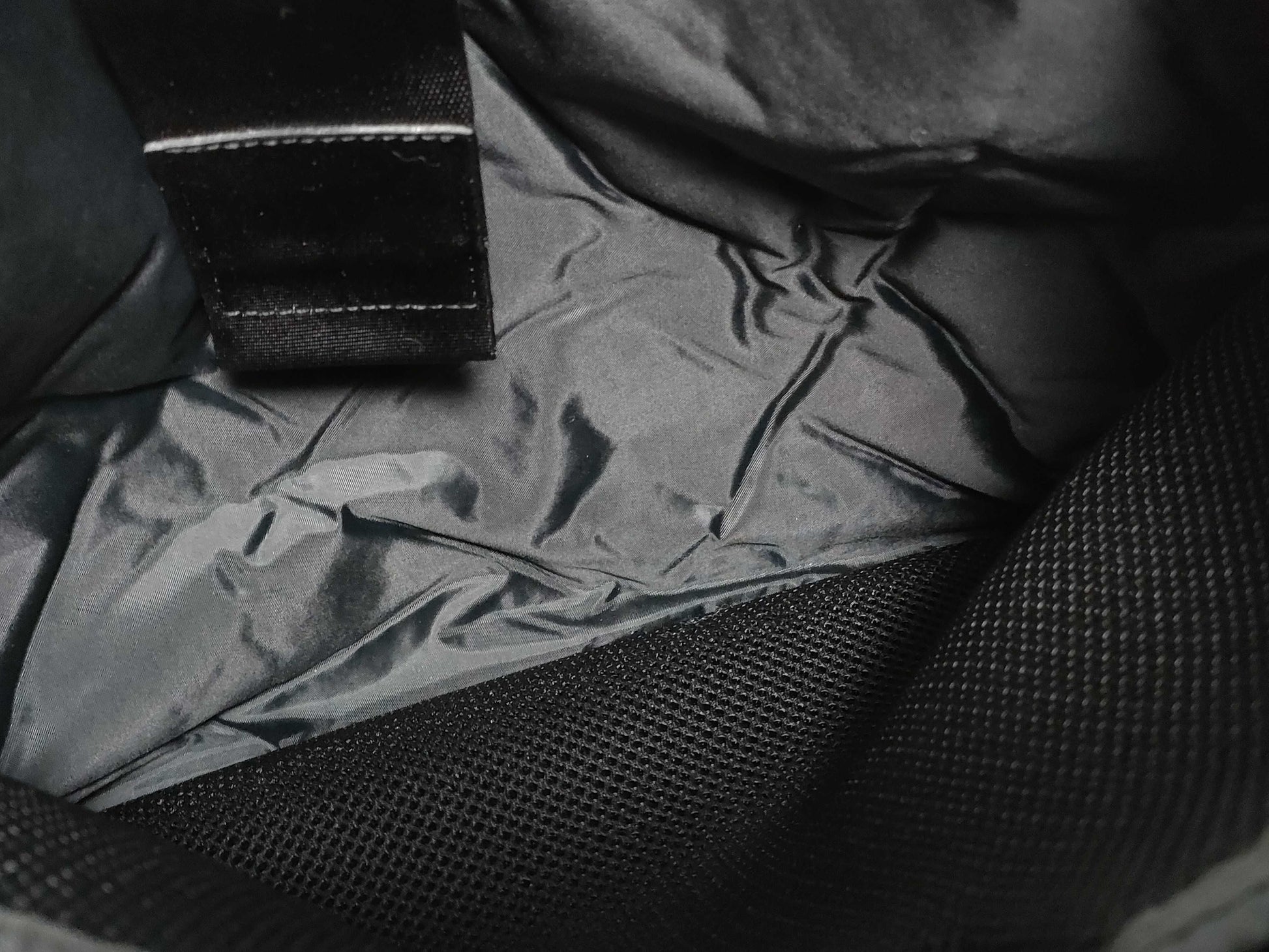PORTER PORTER Flag 2-Way Tote Bag Star Pattern Nylon Jacquard Black Tote Bag
