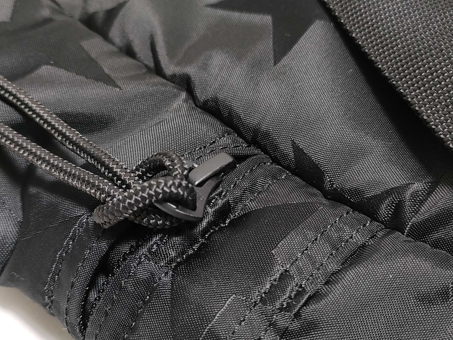 PORTER PORTER Flag 2-Way Tote Bag Star Pattern Nylon Jacquard Black Tote Bag