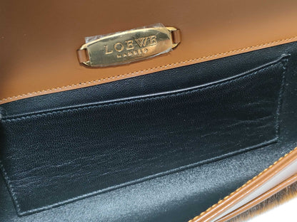 LOEWE LOEWE Shoulder Bag, Brown, Porco and Sheepskin