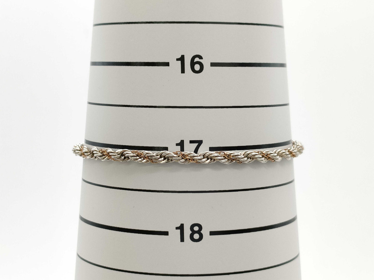 Tiffany & Co. Twisted Knot Bracelet in Silver and 18K Yellow Gold.