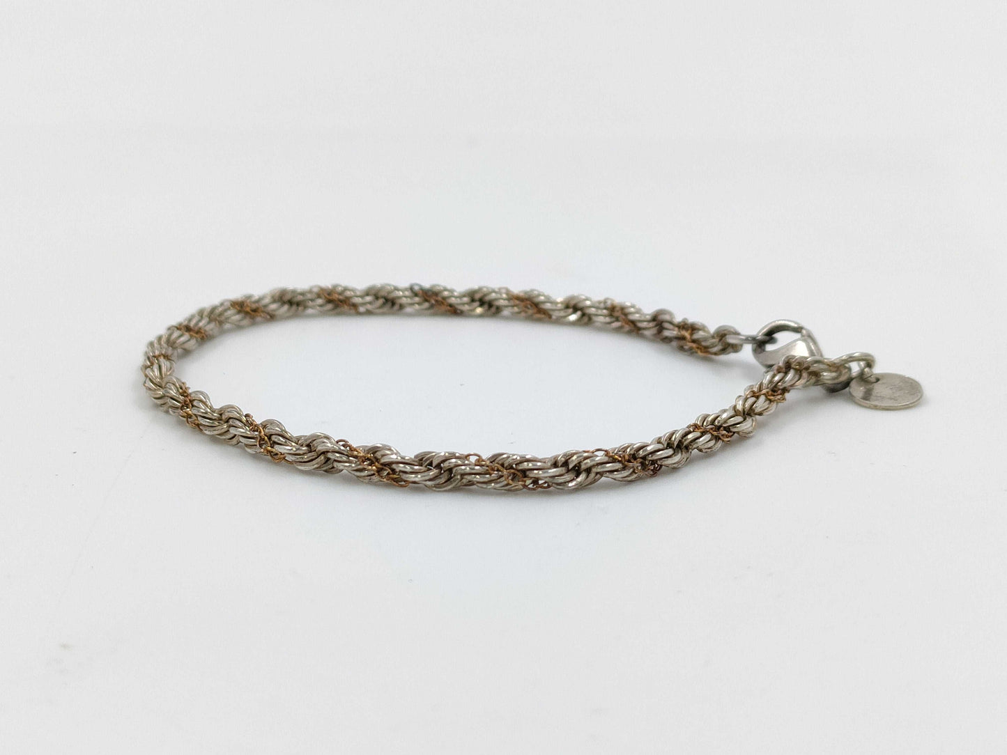 Tiffany & Co. Twisted Knot Bracelet in Silver and 18K Yellow Gold.