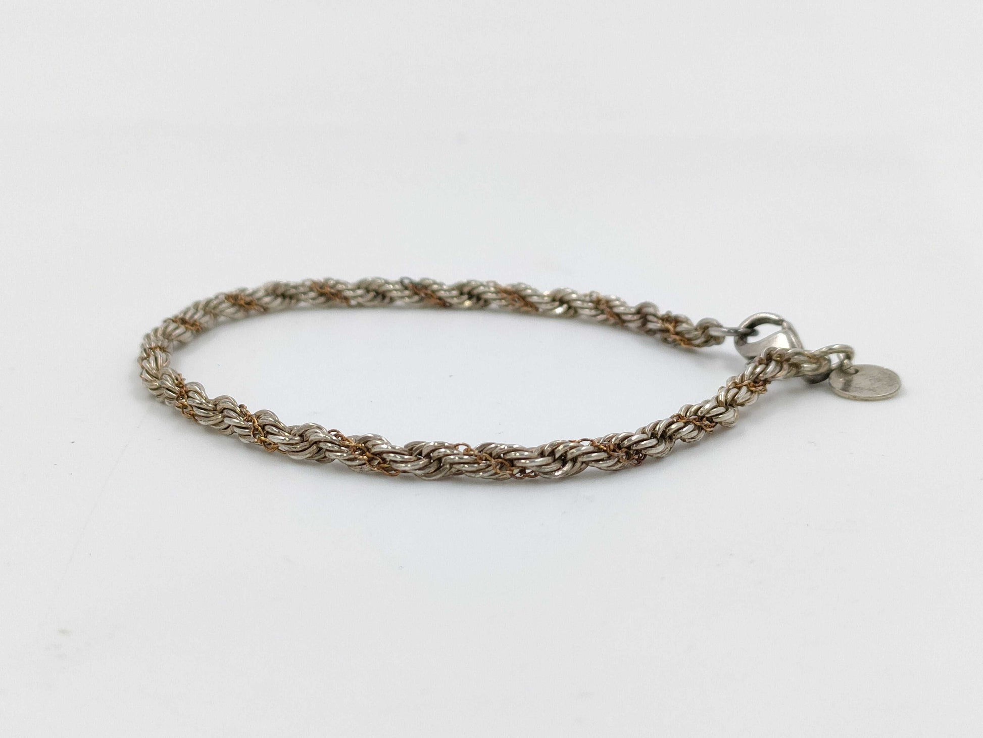 Tiffany & Co. Twisted Knot Bracelet in Silver and 18K Yellow Gold.