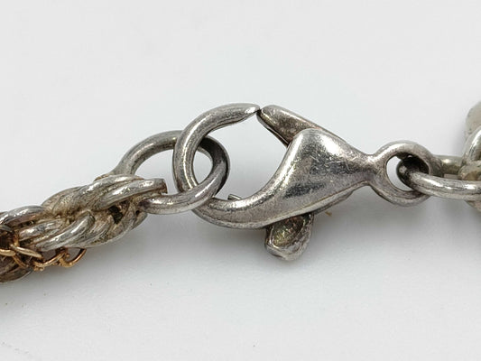 Tiffany & Co. Twisted Knot Bracelet in Silver and 18K Yellow Gold.