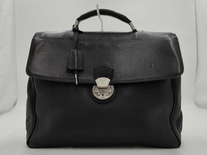 BALLY Leather Business Bag with Lock