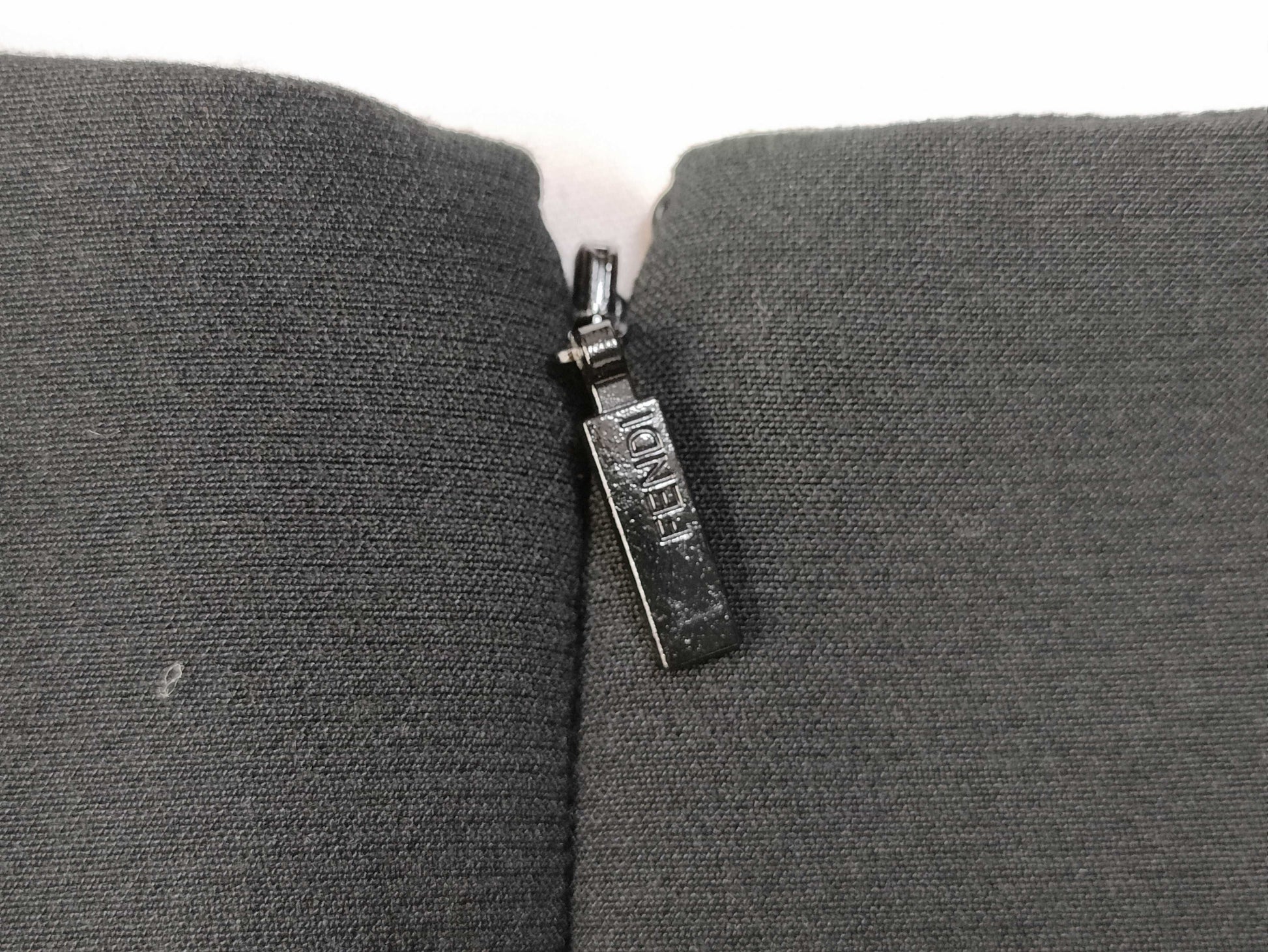 FENDI FENDI Dress Mink Heart Black Dress