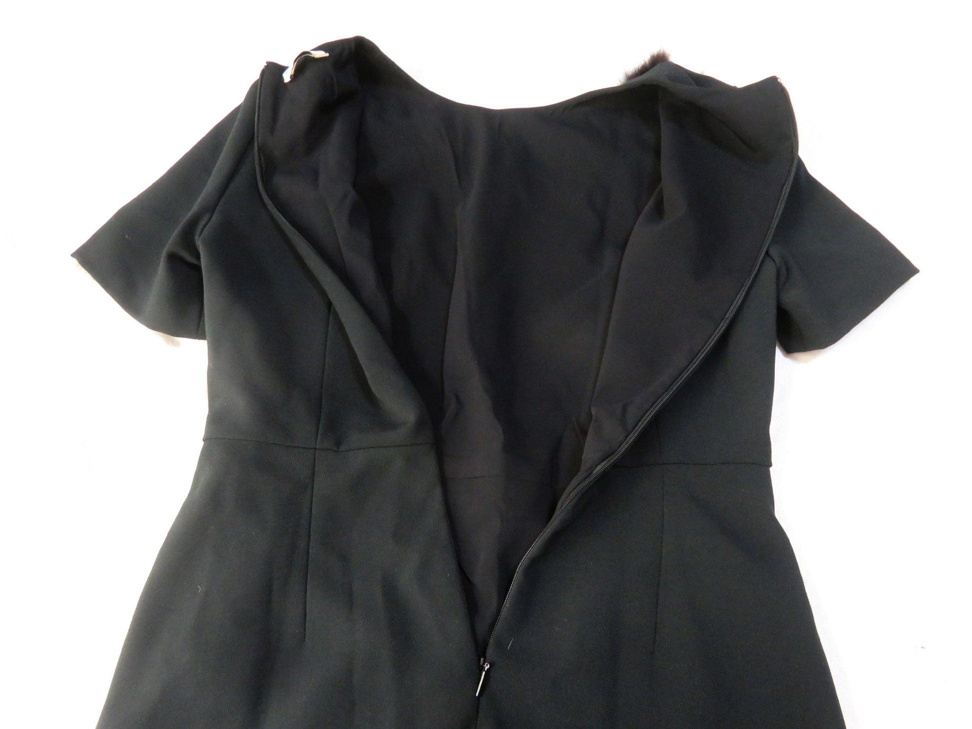 FENDI FENDI Dress Mink Heart Black Dress