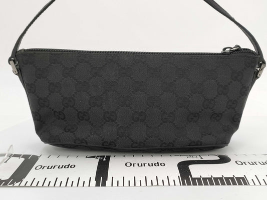 GUCCI Accessory Pouch Black Handbag