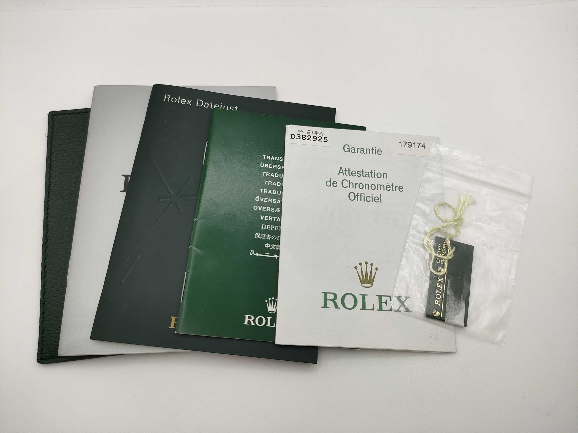 ROLEX Datejust 179174 D382925 Black Dial Women's Watch