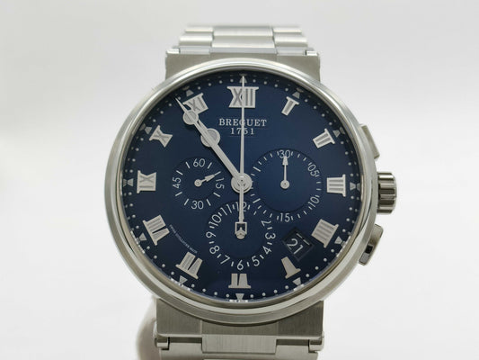 Marine Chrono 5527TI/Y1/TW0 1751CP Automatic Blue Dial Men's Watch