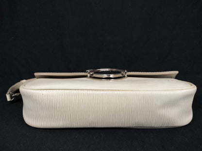 LOUIS VUITTON RFID Unavailable TH2057 Epi Leather LV Montaigne Pochette M5929J TH2057 White Shoulder Bag