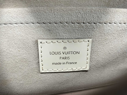 LOUIS VUITTON RFID Unavailable TH2057 Epi Leather LV Montaigne Pochette M5929J TH2057 White Shoulder Bag