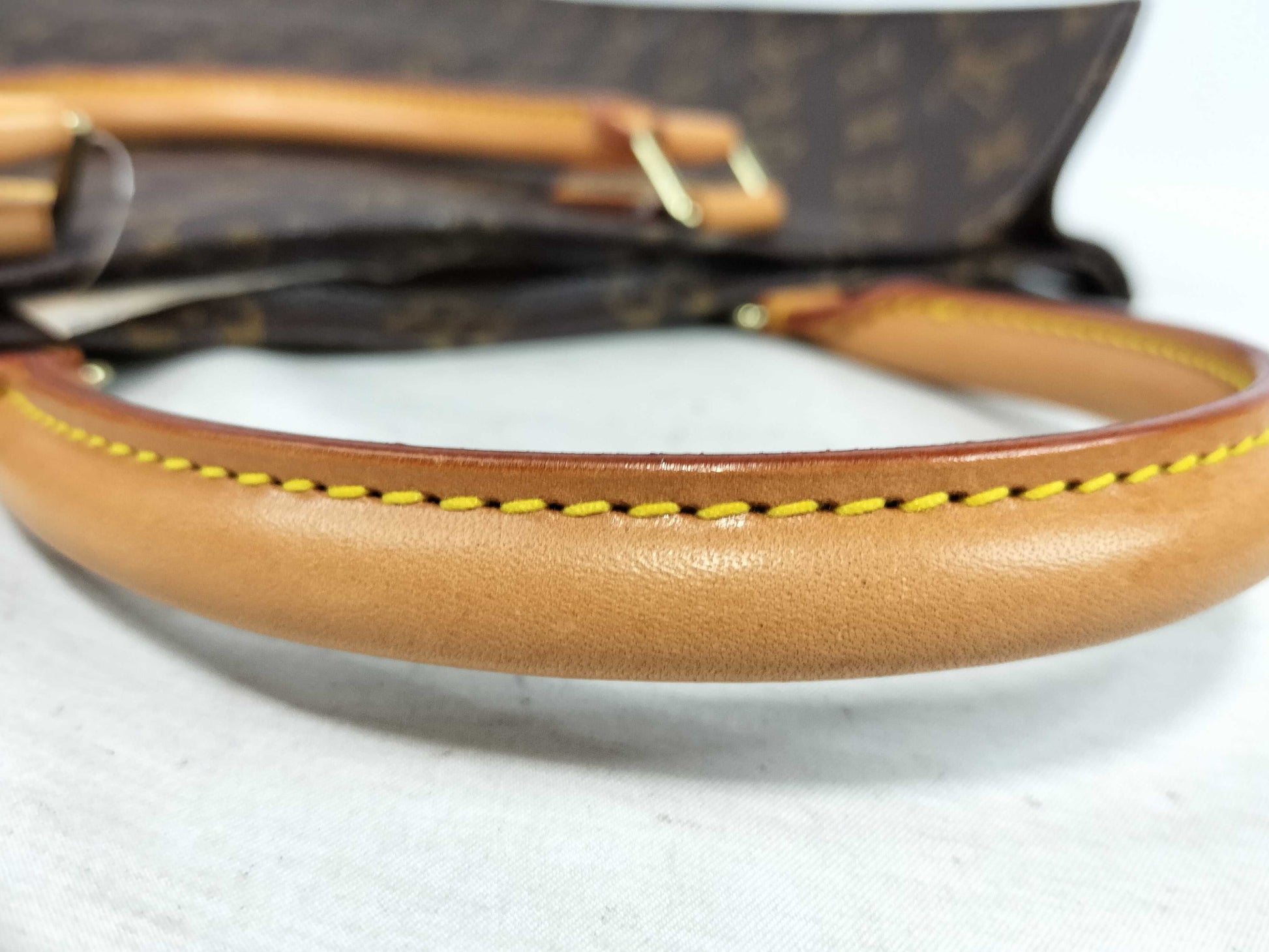 LOUIS VUITTON RFID Unverified MI0060 Monogram LV Sac Plat Monogram M511140 MI0060 Brown Tote Bag