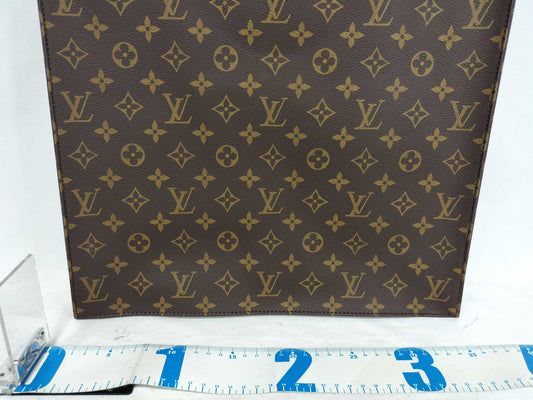 LOUIS VUITTON RFID Unverified MI0060 Monogram LV Sac Plat Monogram M511140 MI0060 Brown Tote Bag