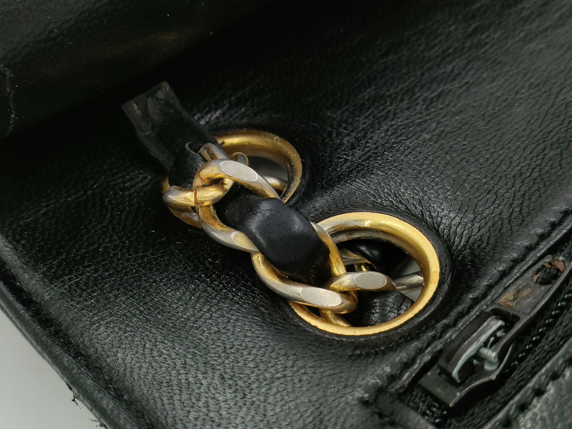 CHANEL Matelasse 23 Double Flap Lambskin Chain Shoulder Bag 
