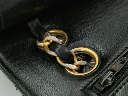 CHANEL Matelasse 23 Double Flap Lambskin Chain Shoulder Bag 