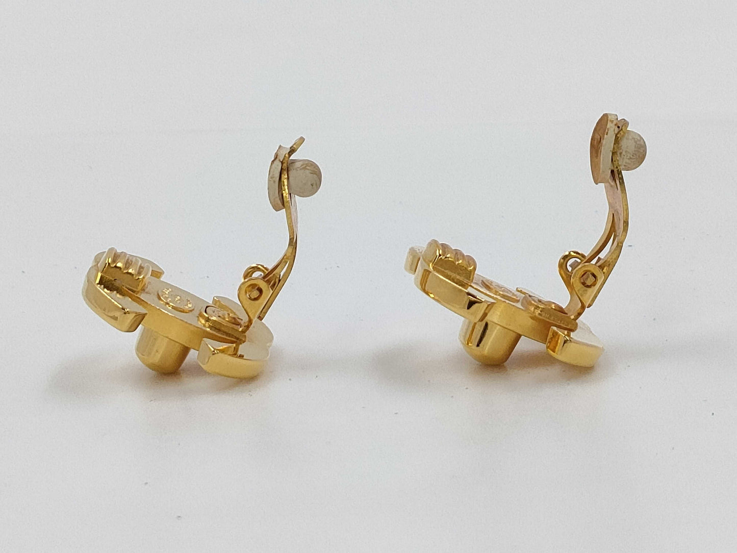 CHANEL Coco Mark Turn Lock 96A Earrings