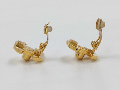 CHANEL Coco Mark Turn Lock 96A Earrings