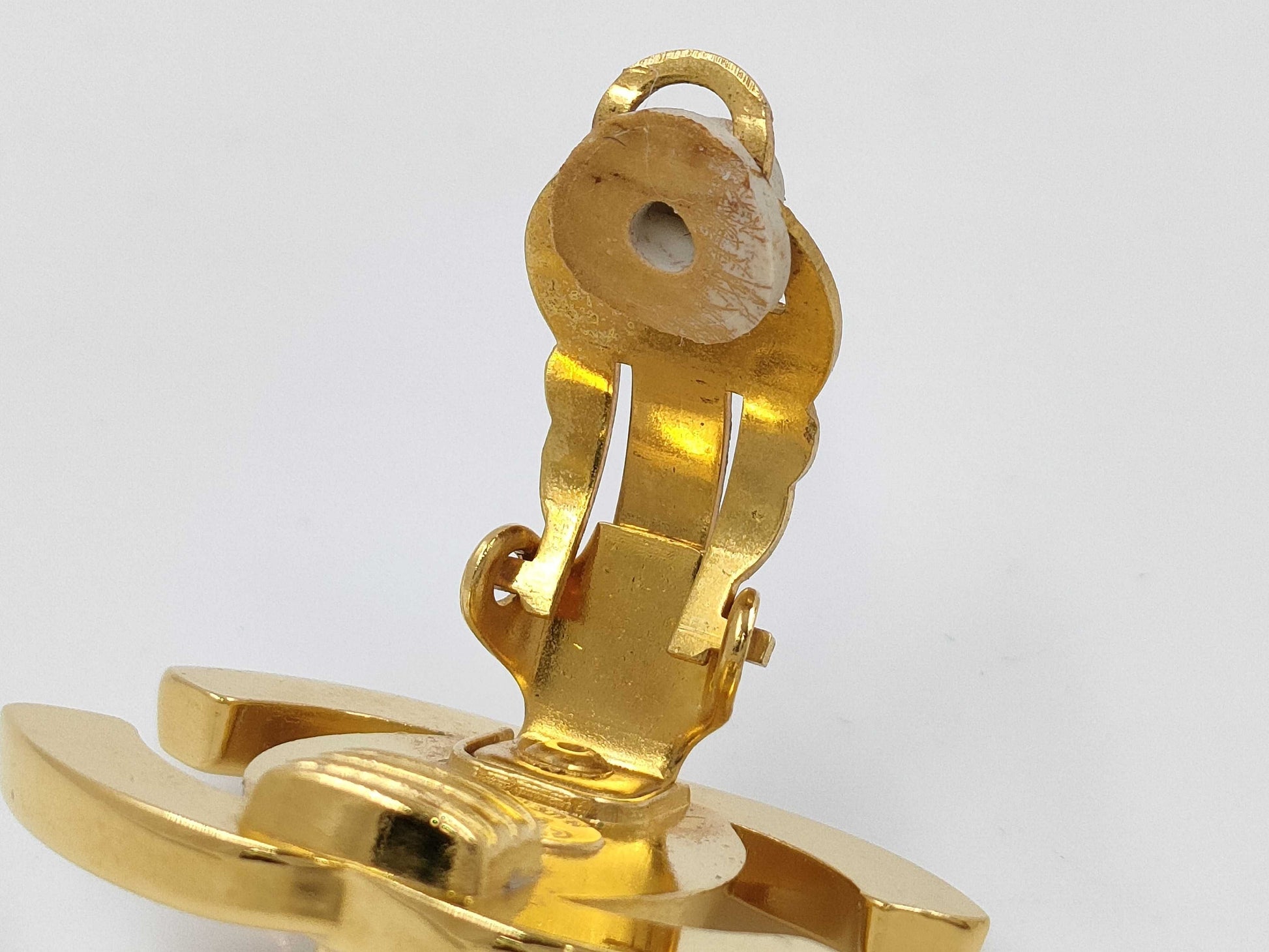 CHANEL Coco Mark Turn Lock 96A Earrings