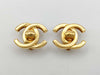 CHANEL Coco Mark Turn Lock 96A Earrings