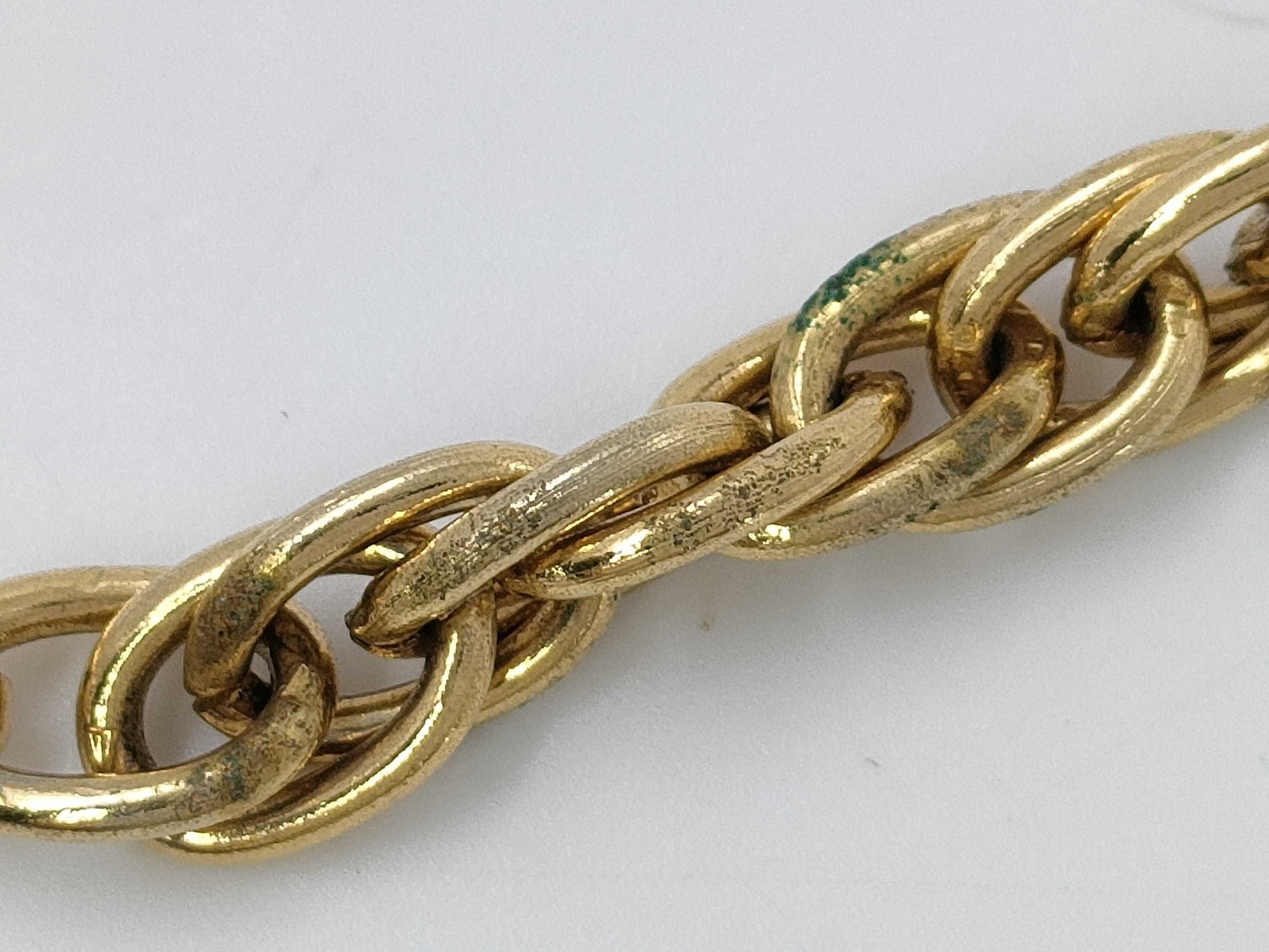 CHANEL Gold Logo Necklace