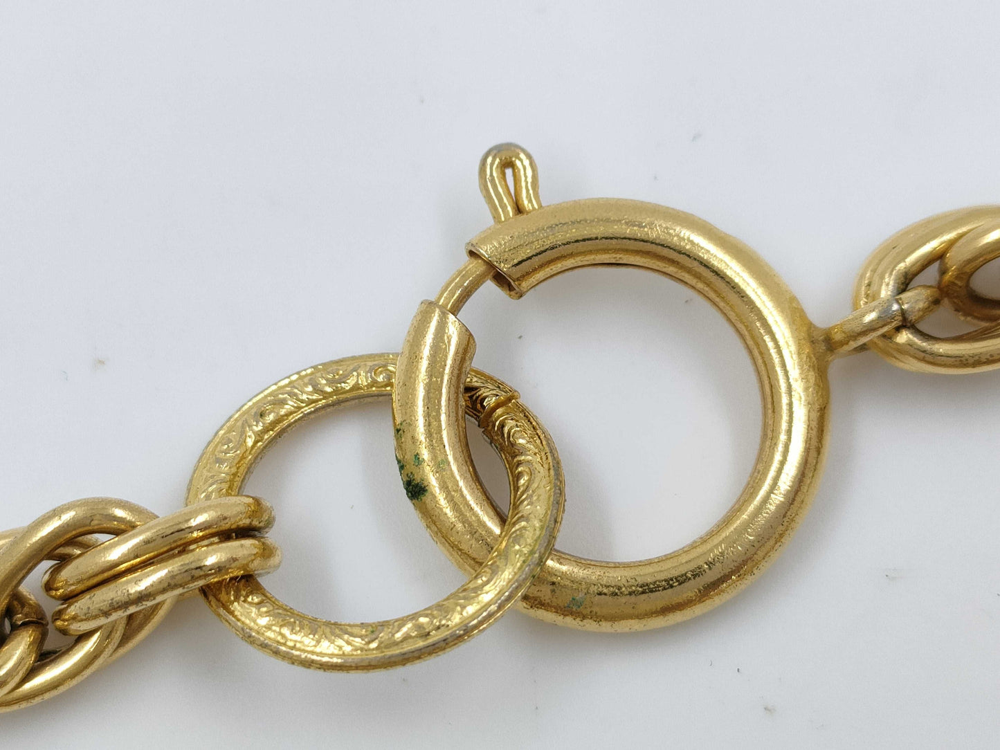 CHANEL Gold Logo Necklace