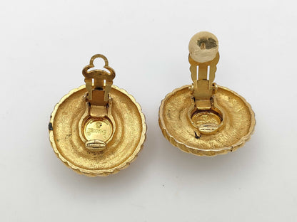 CHANEL pearl earrings