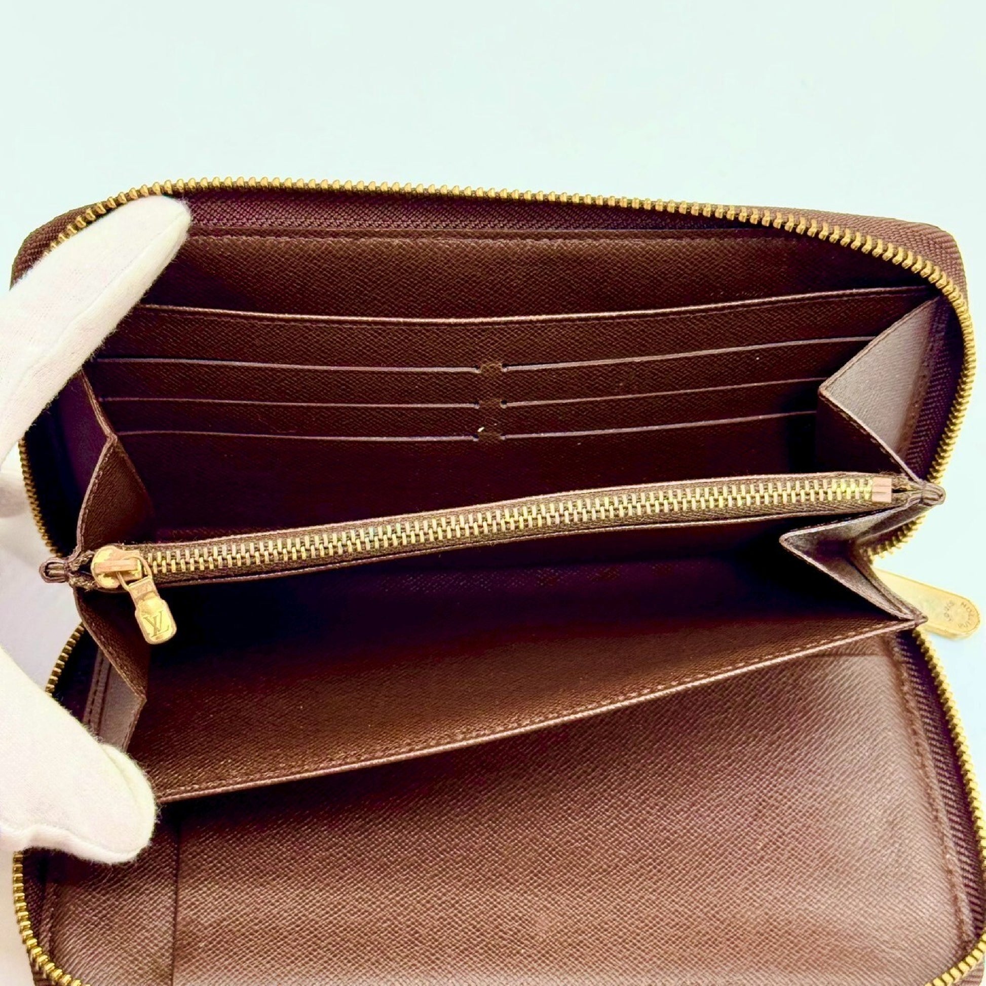 LOUIS VUITTON Damier Organizer Long Wallet VI0095 Wallet