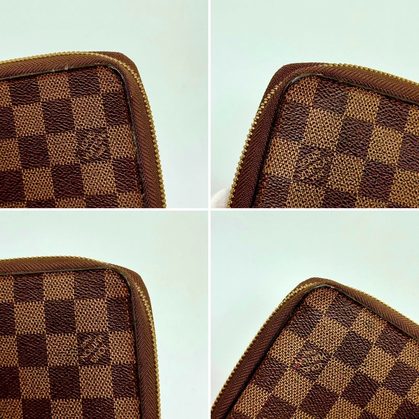 LOUIS VUITTON Damier Organizer Long Wallet VI0095 Wallet