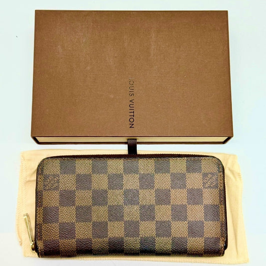 LOUIS VUITTON Damier Zippy Wallet Long Wallet CA4007 Wallet