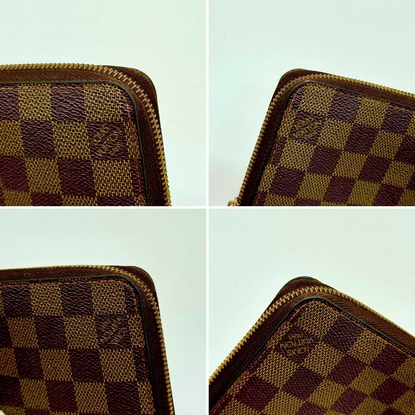 LOUIS VUITTON Damier Zippy Wallet Long Wallet CA5028 Wallet