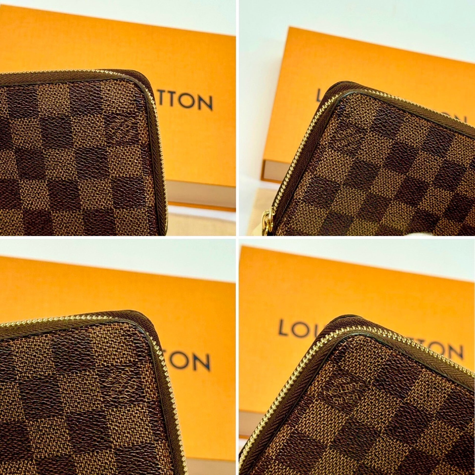 LOUIS VUITTON Damier Zippy Wallet Long Wallet GI0123 Wallet