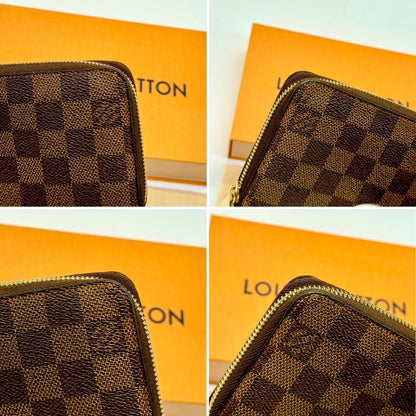 LOUIS VUITTON Damier Zippy Wallet Long Wallet GI0123 Wallet