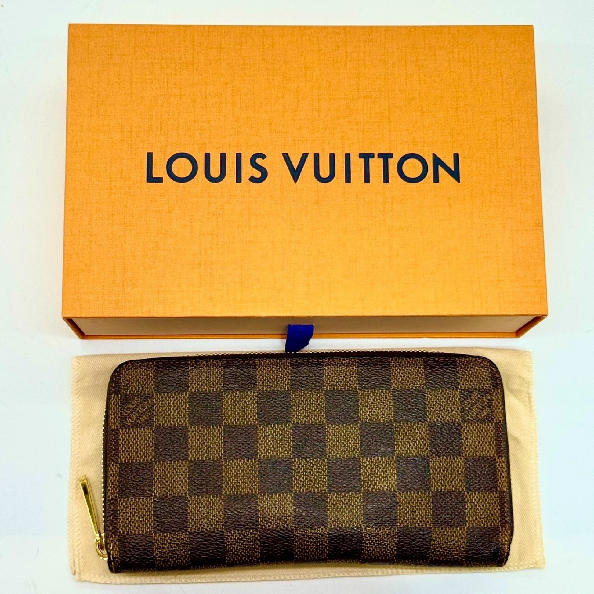 LOUIS VUITTON Damier Zippy Wallet Long Wallet GI0123 Wallet