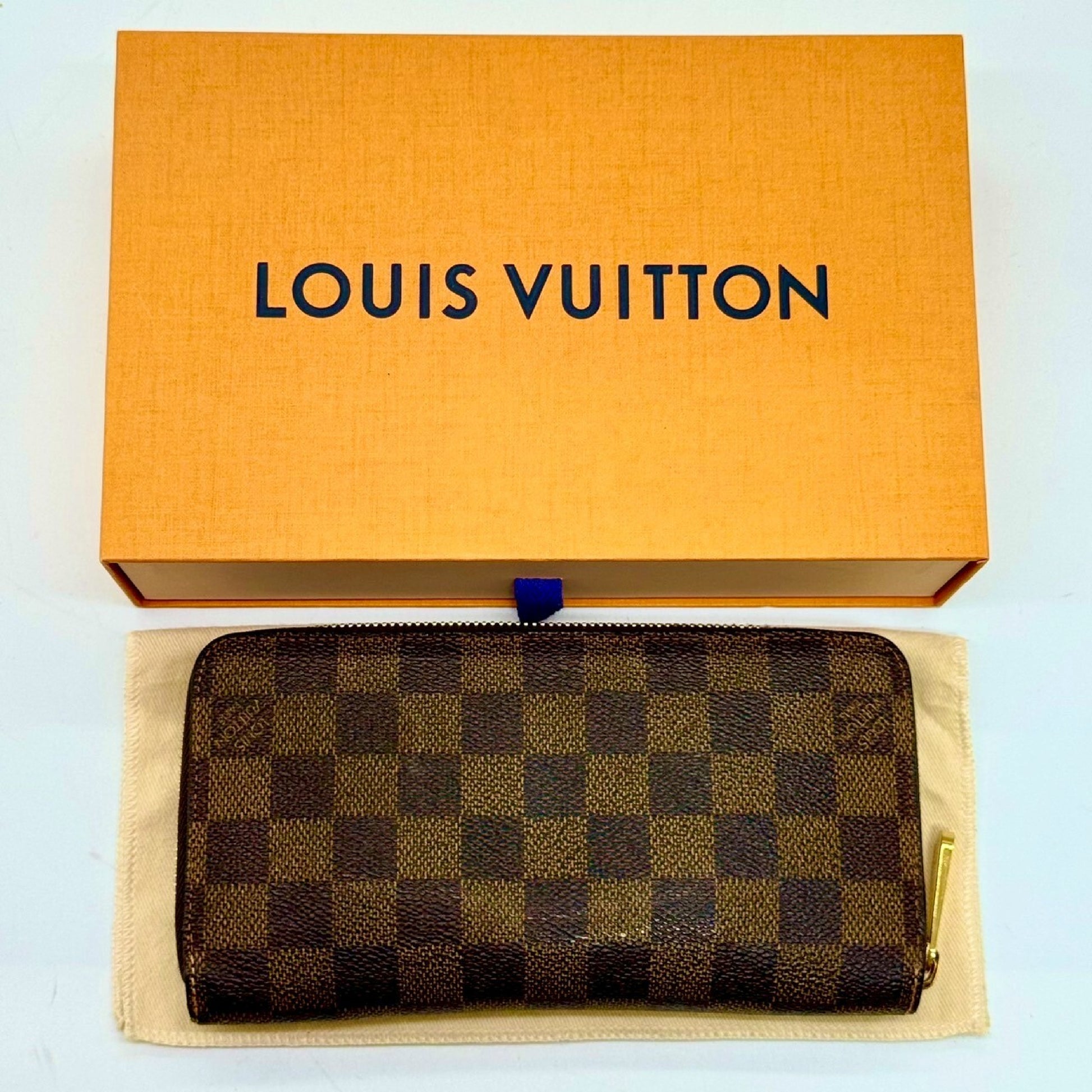 LOUIS VUITTON Damier Zippy Wallet Long Wallet GI0123 Wallet