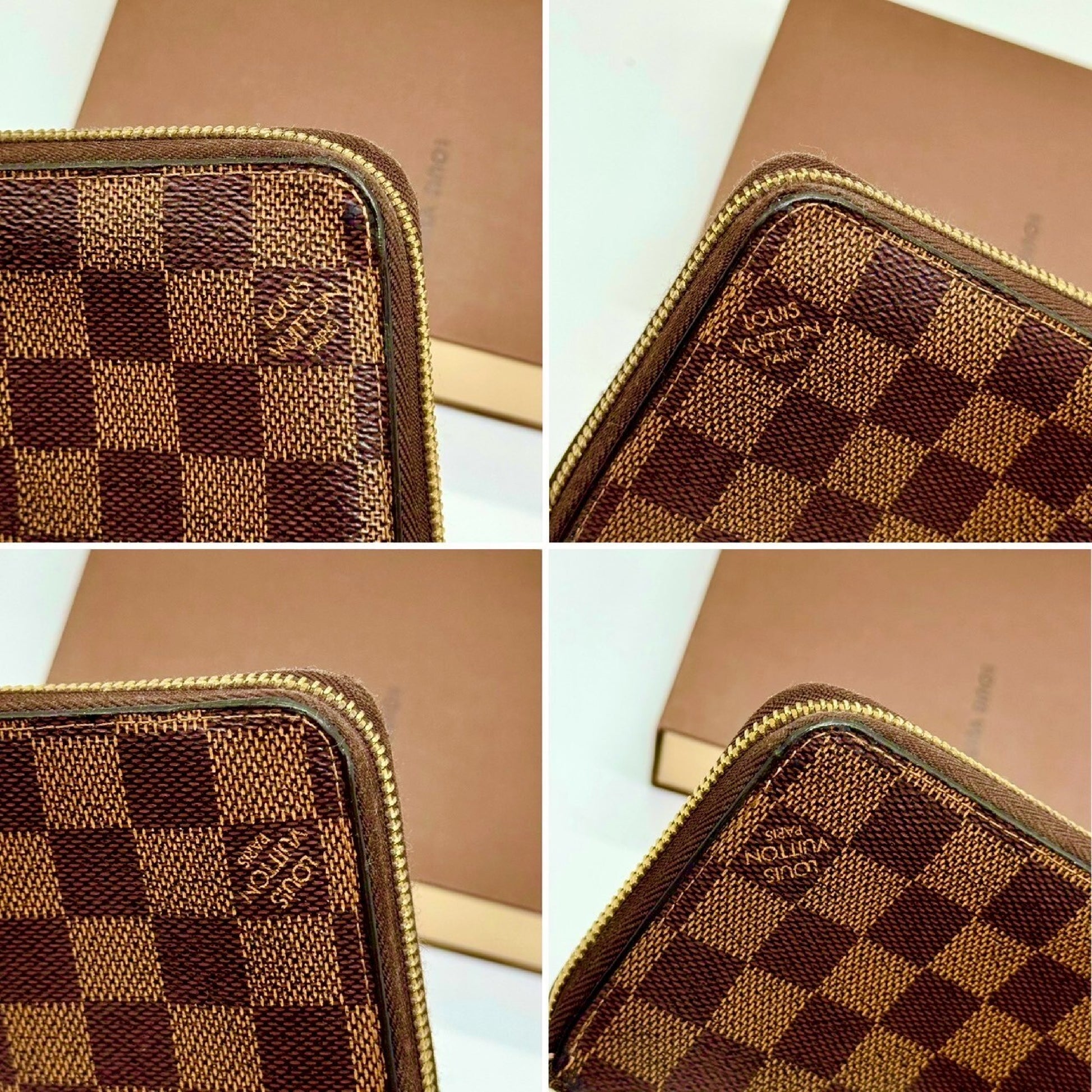 LOUIS VUITTON Damier Zippy Wallet Long Wallet GI0243 Wallet