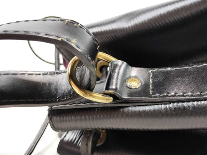 LOUIS VUITTON RFID Unverified AR0996 Epi Louis Vuitton Petit Noe Shoulder Bag Handbag Noir Shoulder Bag