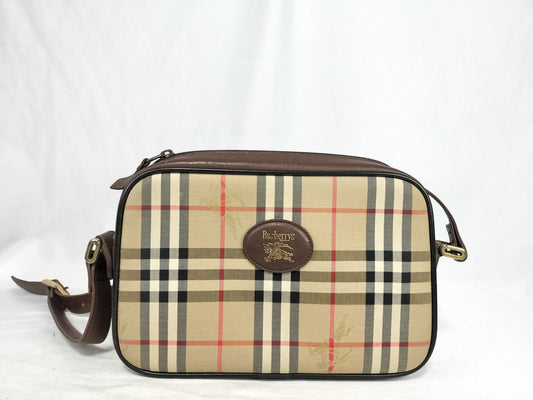 Burberry Shadow Horse Check Shoulder Bag