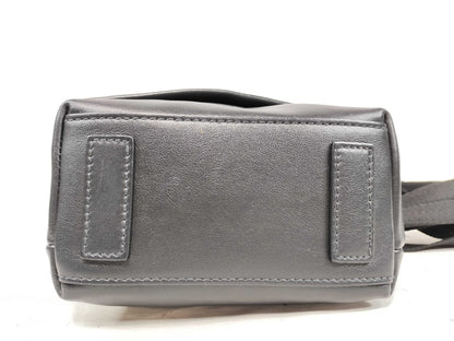 PRADA Prada Triangle Logo Leather Messenger Shoulder Bag