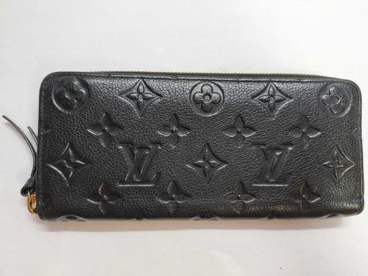 LOUIS VUITTON SP2157 Monogram Empreinte Louis Vuitton LOUIS VUITTON m60172 Clemence Empreinte Wallet