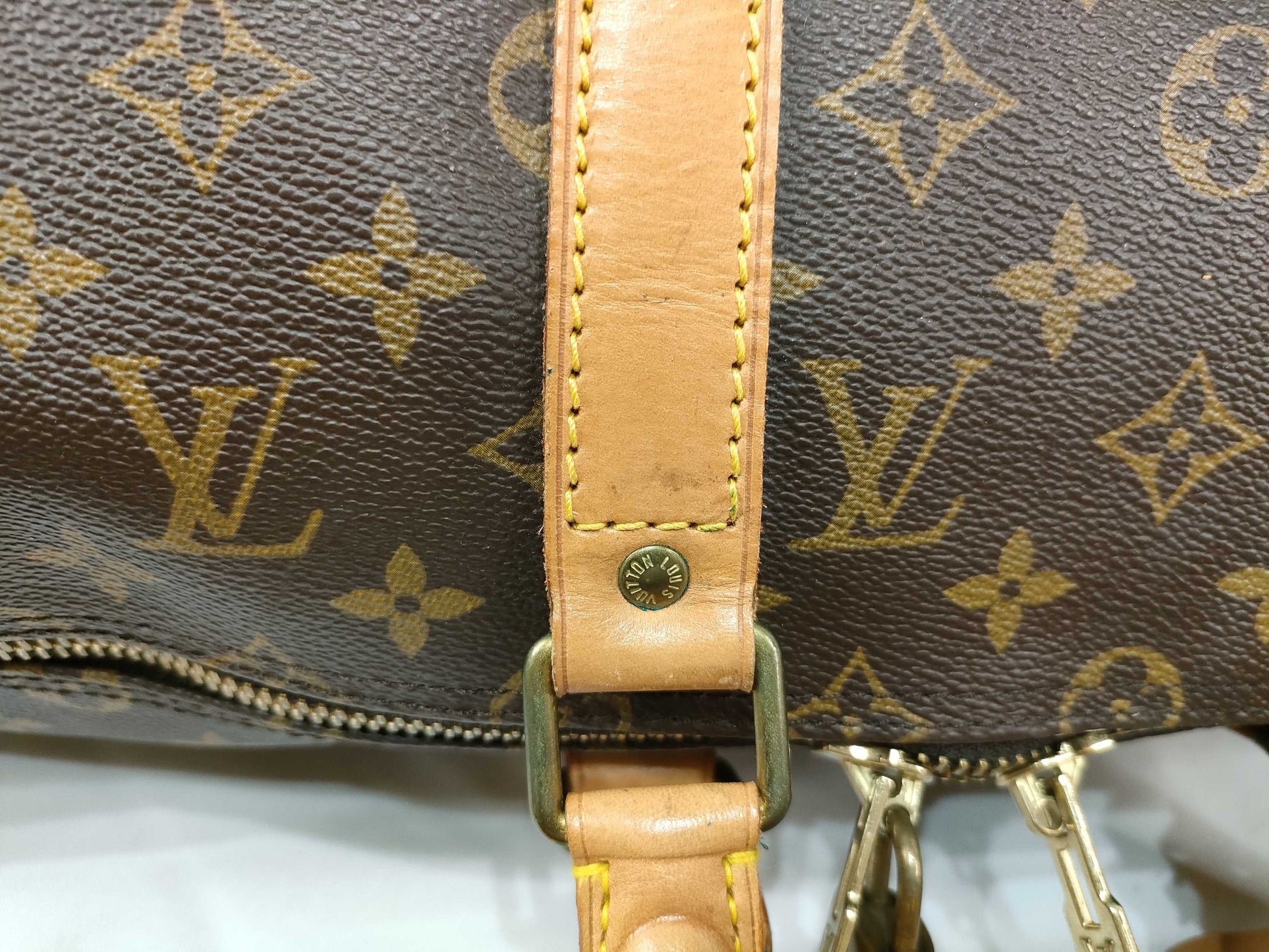 LOUIS VUITTON MI 0911 Monogram LOUIS VUITTON M41416 Monogram Keepall Bandouliere 50 Boston Bag