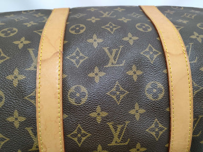 LOUIS VUITTON RFID Unverifiable Monogram LOUIS VUITTON M41424 Monogram Keepall 55 Boston Bag