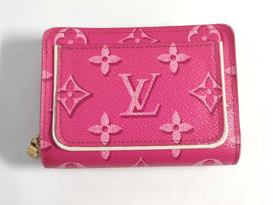 LOUIS VUITTON RFID Verified, Serial Number Unverifiable, Louis Vuitton M81472 Monogram Portefeuille Lou Folding Wallet