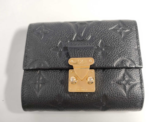 LOUIS VUITTON RFID Verified, Serial Number Unverifiable, Monogram Empreinte Louis Vuitton M80880 Monogram Empreinte Portefeuille Metis Compact Tri-fold Wallet
